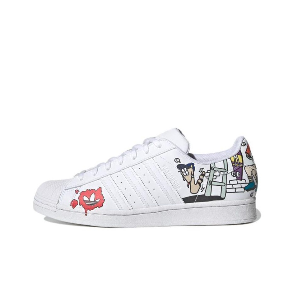 Adidas Shoes Superstar - Adidas Originals SUPERSTAR Skateboard-Schuhe Unisex Low