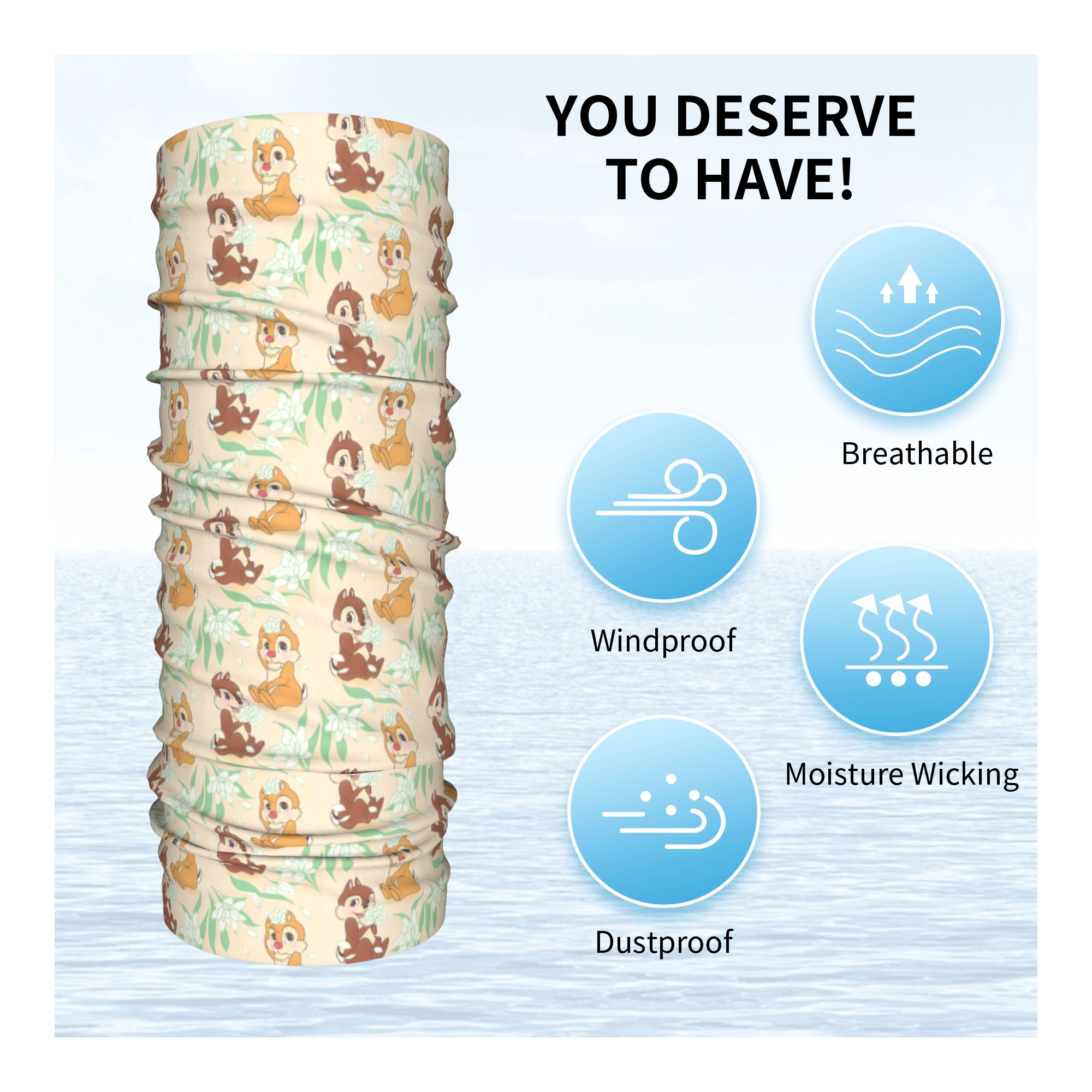 Maßgeschneiderter süßer C-Chip – Neck Warmer Tube Bewertung und Preis