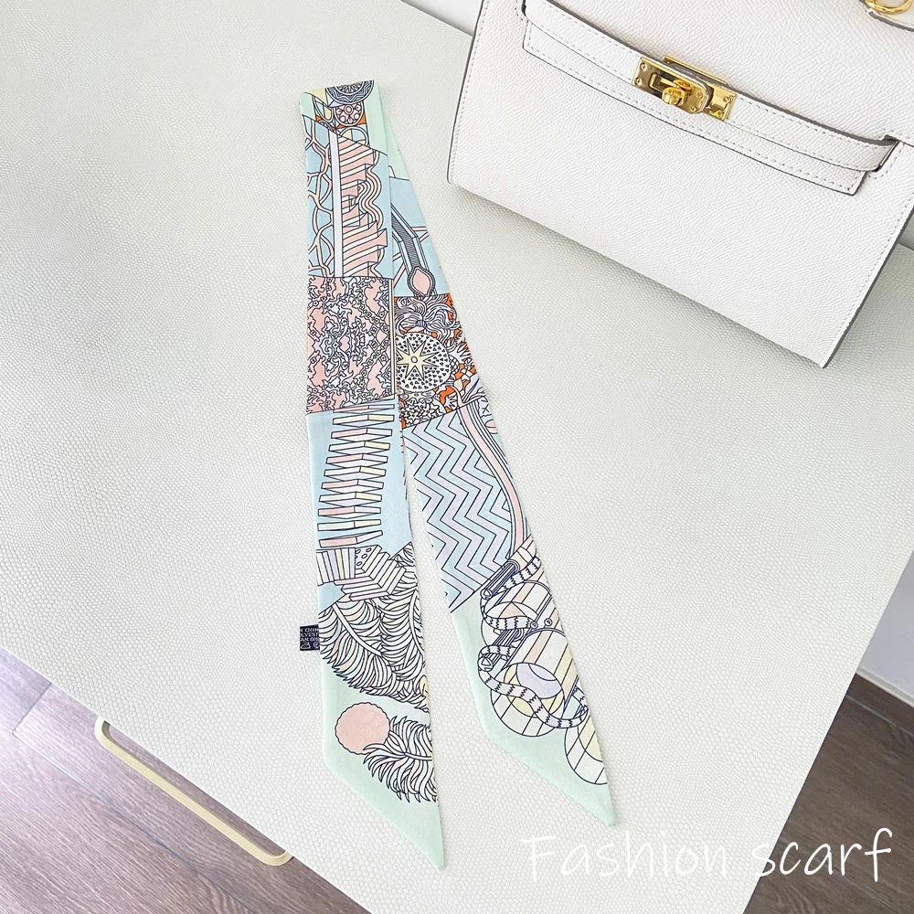 1PC Koreanische Mode Neue frau – Silk Neck Scarf Bewertung und Preis
