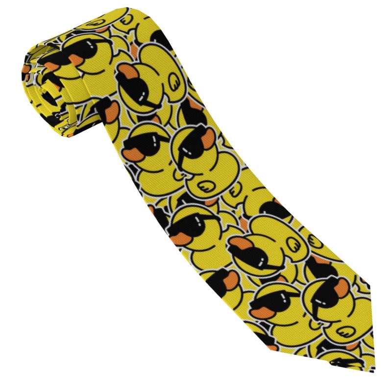 Niedliche Gummi-Enten-Krawatte – Skinny Tie Men Bewertung und Preis