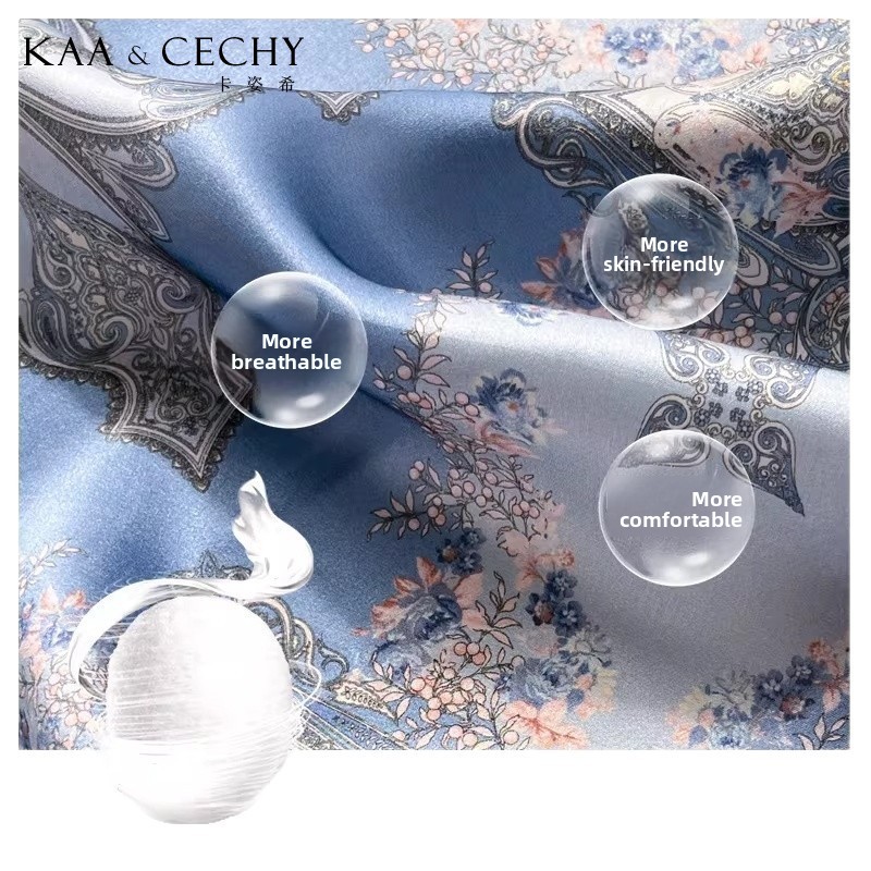 Quadratischer Schal aus 100 %  – Silk Neck Scarf Bewertung und Preis