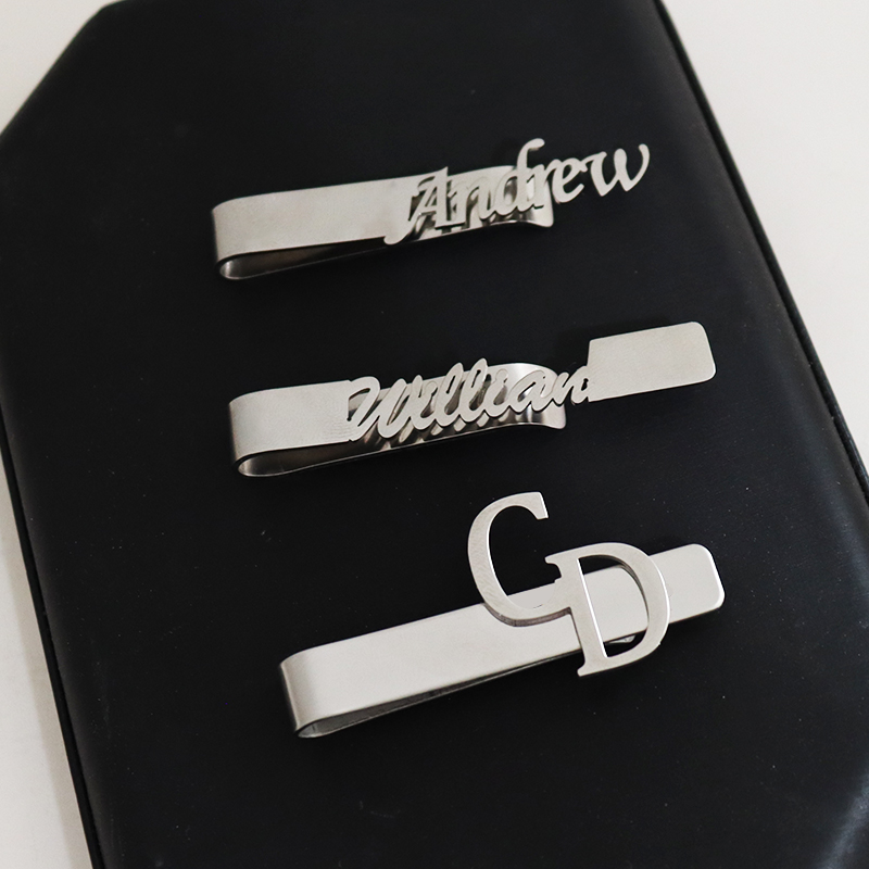 DIY Buchstabe Namensmuster 4,8 – Tie Clip Silver Bewertung und Preis